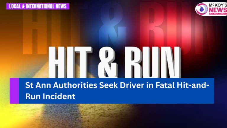 St Ann Authorities Seek Driver in Fatal Hit-and-Run Incident