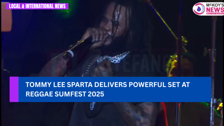 Tommy Lee Sparta Delivers Powerful Set at Reggae Sumfest 2025