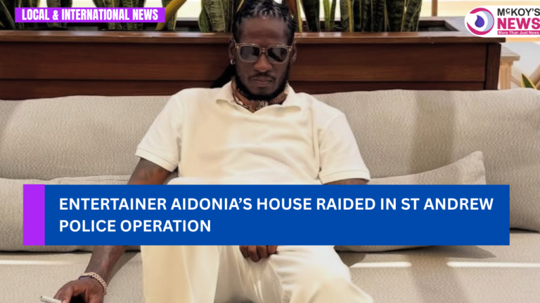 Entertainer Aidonia’s House Raided in St Andrew Police Operation
