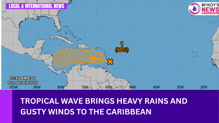 Tropical Wave Brings Heavy Rains and Gusty Winds to the Caribbean