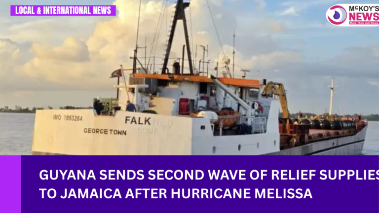 Guyana Sends Second Wave of Relief Supplies to Jamaica After Hurricane Melissa