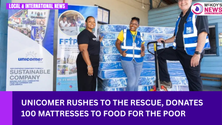 Unicomer Rushes to the Rescue, Donates 100 Mattresses to Food for the Poor