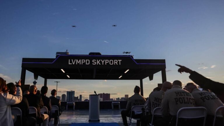 Las Vegas Police unveil new Fusion Watch Center, drone skyports